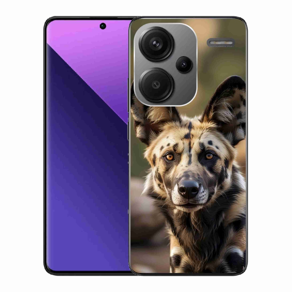 Gélový kryt mmCase na Xiaomi Redmi Note 13 Pro+ 5G - africký divoký pes