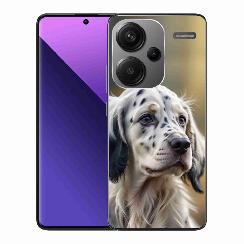 Gélový kryt mmCase na Xiaomi Redmi Note 13 Pro+ 5G - anglický seter