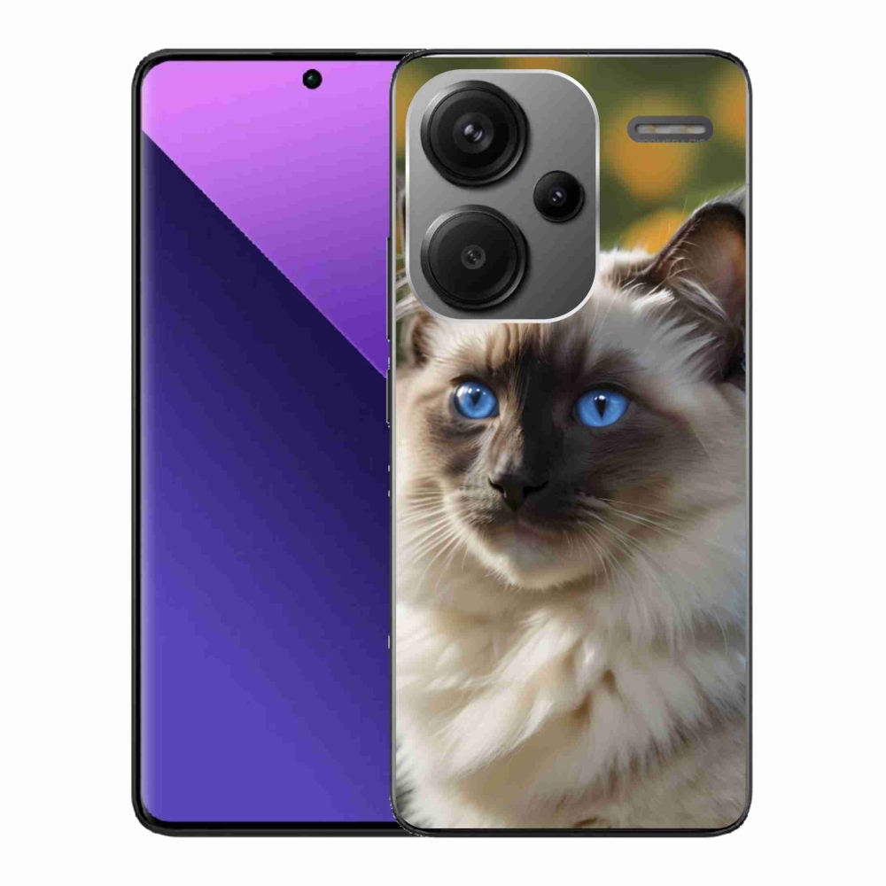 Gélový kryt mmCase na Xiaomi Redmi Note 13 Pro+ 5G - biely ragdoll