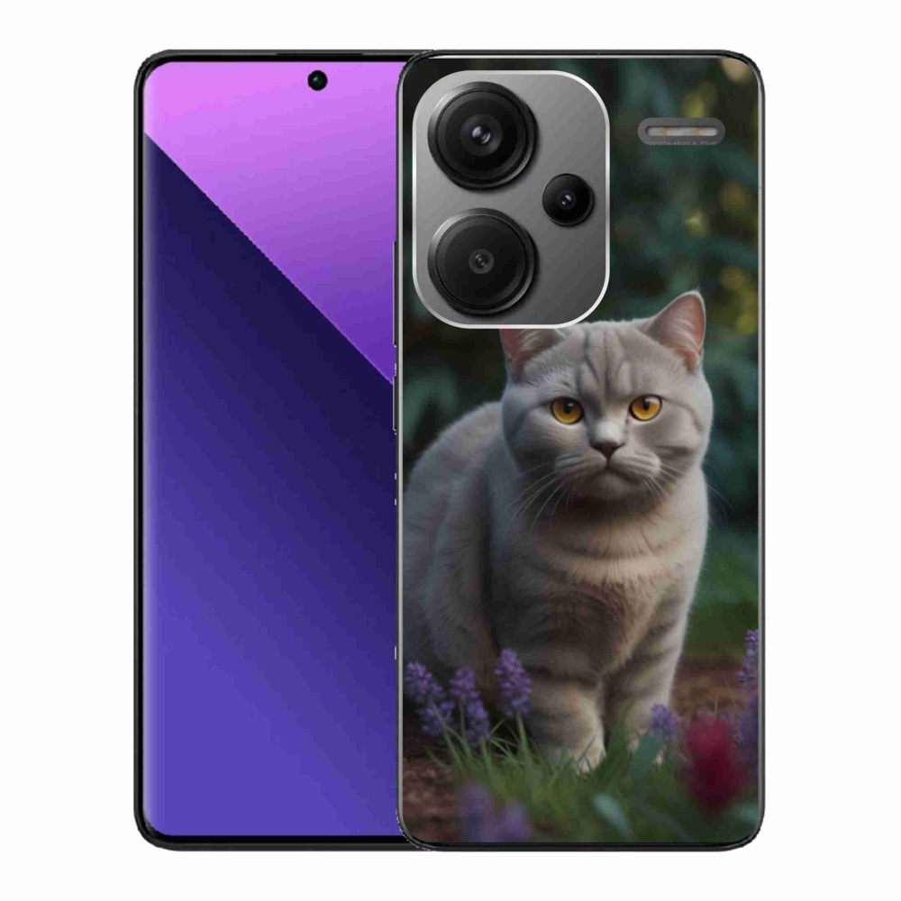 Gélový kryt mmCase na Xiaomi Redmi Note 13 Pro+ 5G - britská mačka