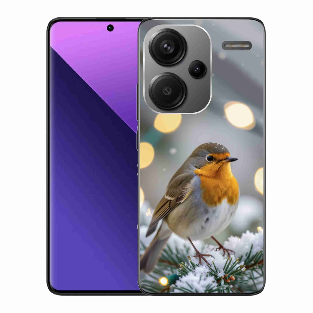 Gélový kryt mmCase na Xiaomi Redmi Note 13 Pro+ 5G - červienka v zime