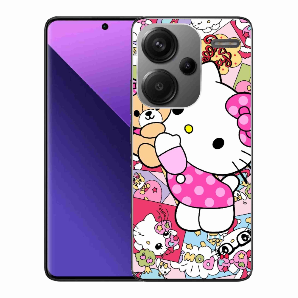 Gélový kryt mmCase na Xiaomi Redmi Note 13 Pro+ 5G - cute kitty