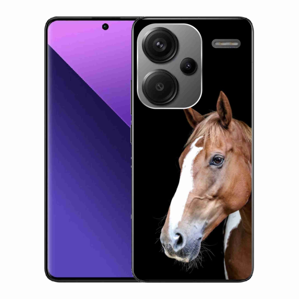 Gélový kryt mmCase na Xiaomi Redmi Note 13 Pro+ 5G - hnedý kôň 3