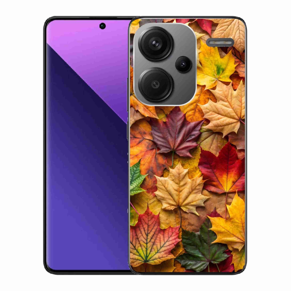 Gélový kryt mmCase na Xiaomi Redmi Note 13 Pro+ 5G - javorové listy 2