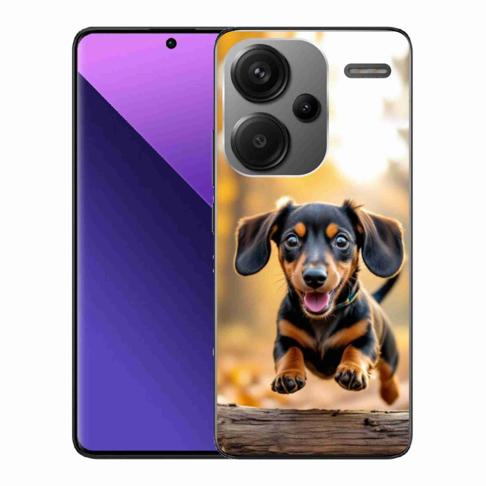 Gélový kryt mmCase na Xiaomi Redmi Note 13 Pro+ 5G - jazvečík 2