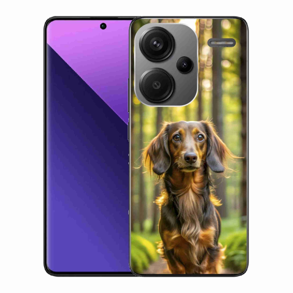 Gélový kryt mmCase na Xiaomi Redmi Note 13 Pro+ 5G - jazvečík 4