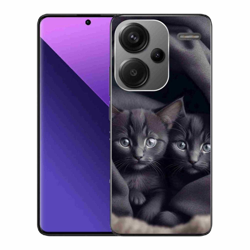 Gélový kryt mmCase na Xiaomi Redmi Note 13 Pro+ 5G - mačacie duo