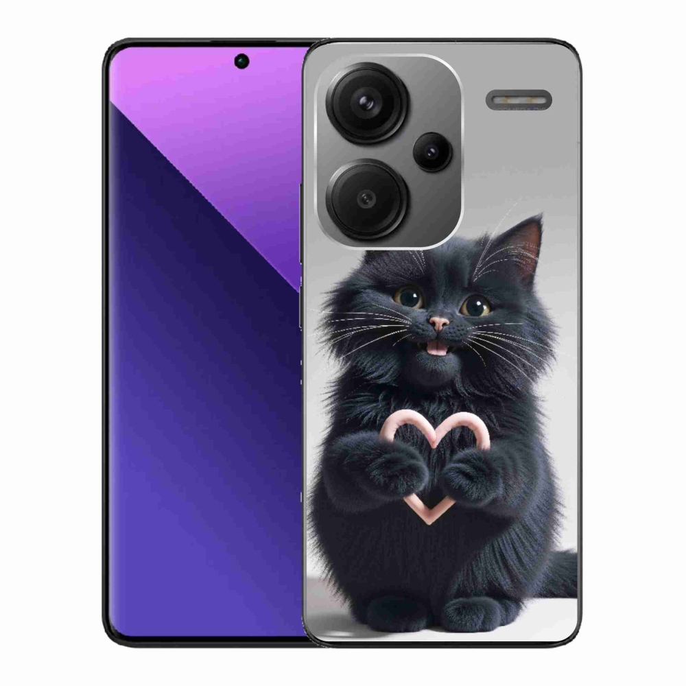 Gélový kryt mmCase na Xiaomi Redmi Note 13 Pro+ 5G - mačacia láska 3