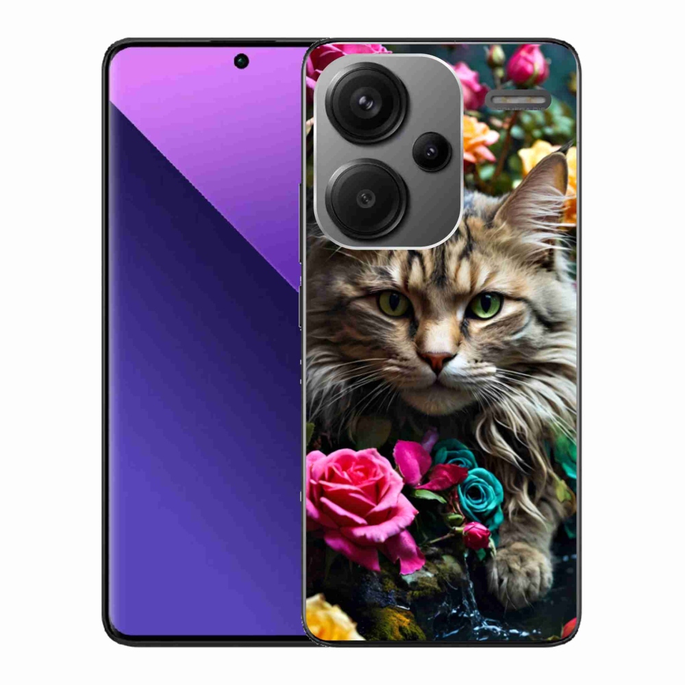 Gélový kryt mmCase na Xiaomi Redmi Note 13 Pro+ 5G - mačacie pohľad 2