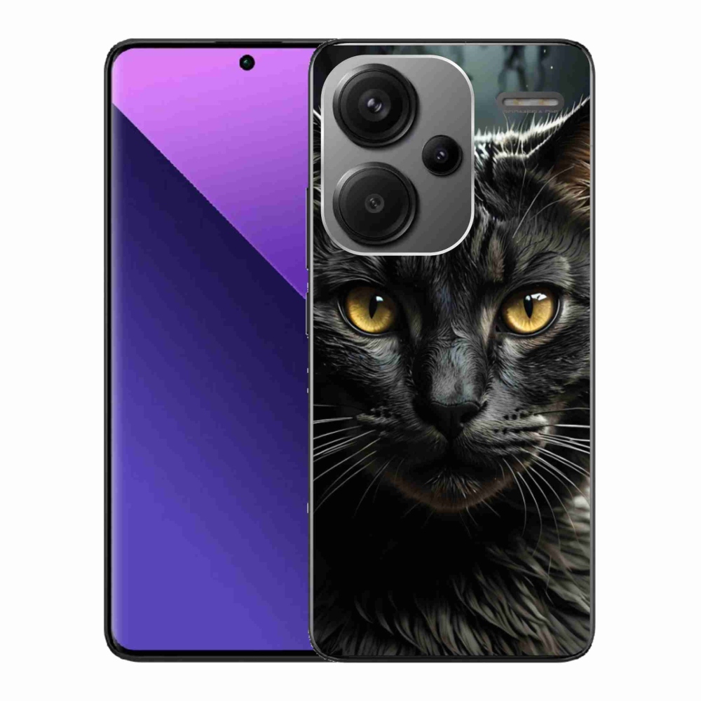 Gélový kryt mmCase na Xiaomi Redmi Note 13 Pro+ 5G - mačacie pohľad 3