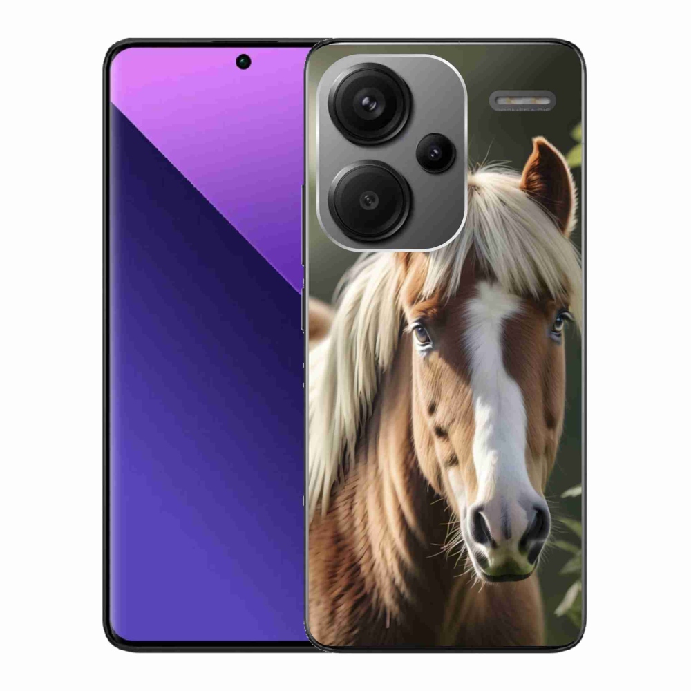 Gélový kryt mmCase na Xiaomi Redmi Note 13 Pro+ 5G - kôň so svetlou hrivou