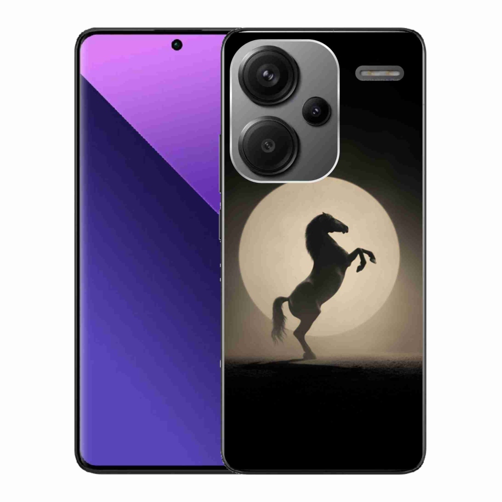 Gélový kryt mmCase na Xiaomi Redmi Note 13 Pro+ 5G - kôň v siluete