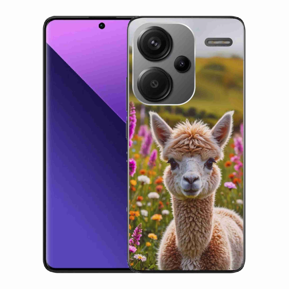 Gélový kryt mmCase na Xiaomi Redmi Note 13 Pro+ 5G - lama na lúke