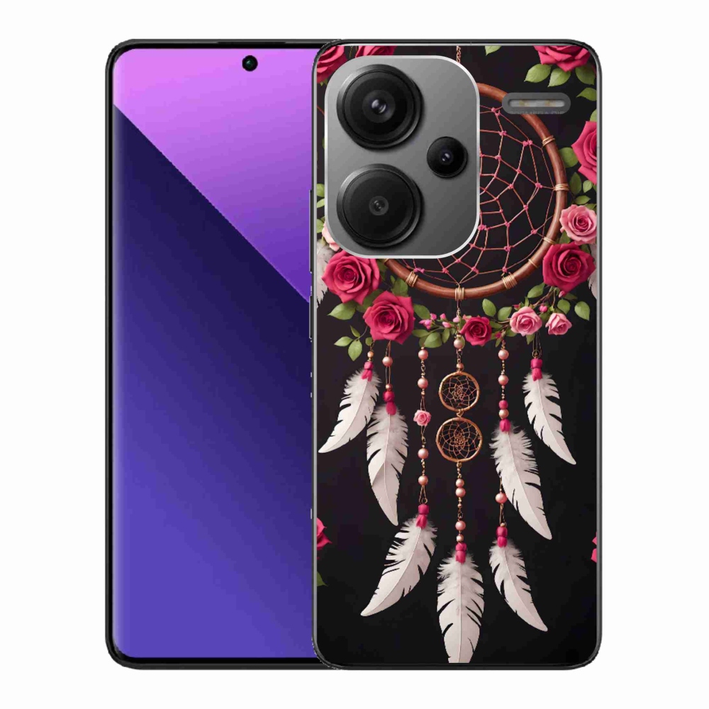 Gélový kryt mmCase na Xiaomi Redmi Note 13 Pro+ 5G - lapač snov s ružami