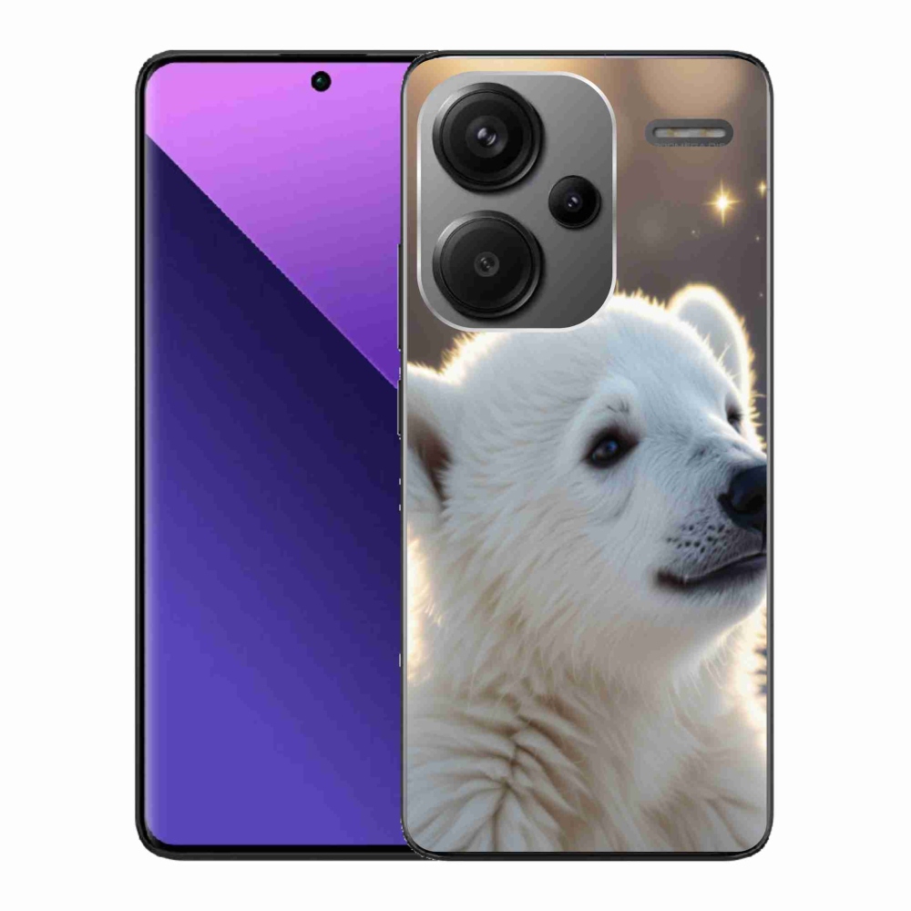 Gélový kryt mmCase na Xiaomi Redmi Note 13 Pro+ 5G - ľadový medveď