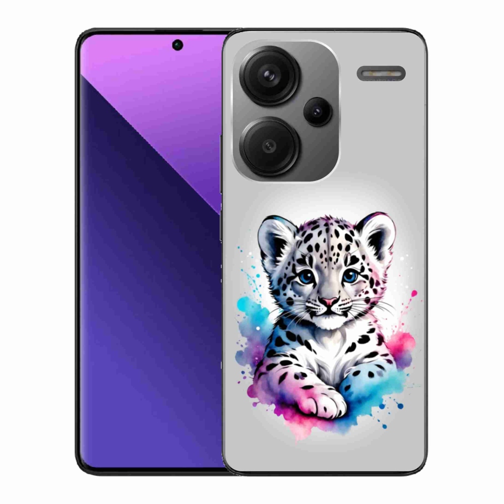Gélový kryt mmCase na Xiaomi Redmi Note 13 Pro+ 5G - leopardej mláďa