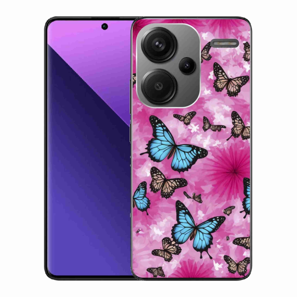 Gélový kryt mmCase na Xiaomi Redmi Note 13 Pro+ 5G - motýlia záhrada