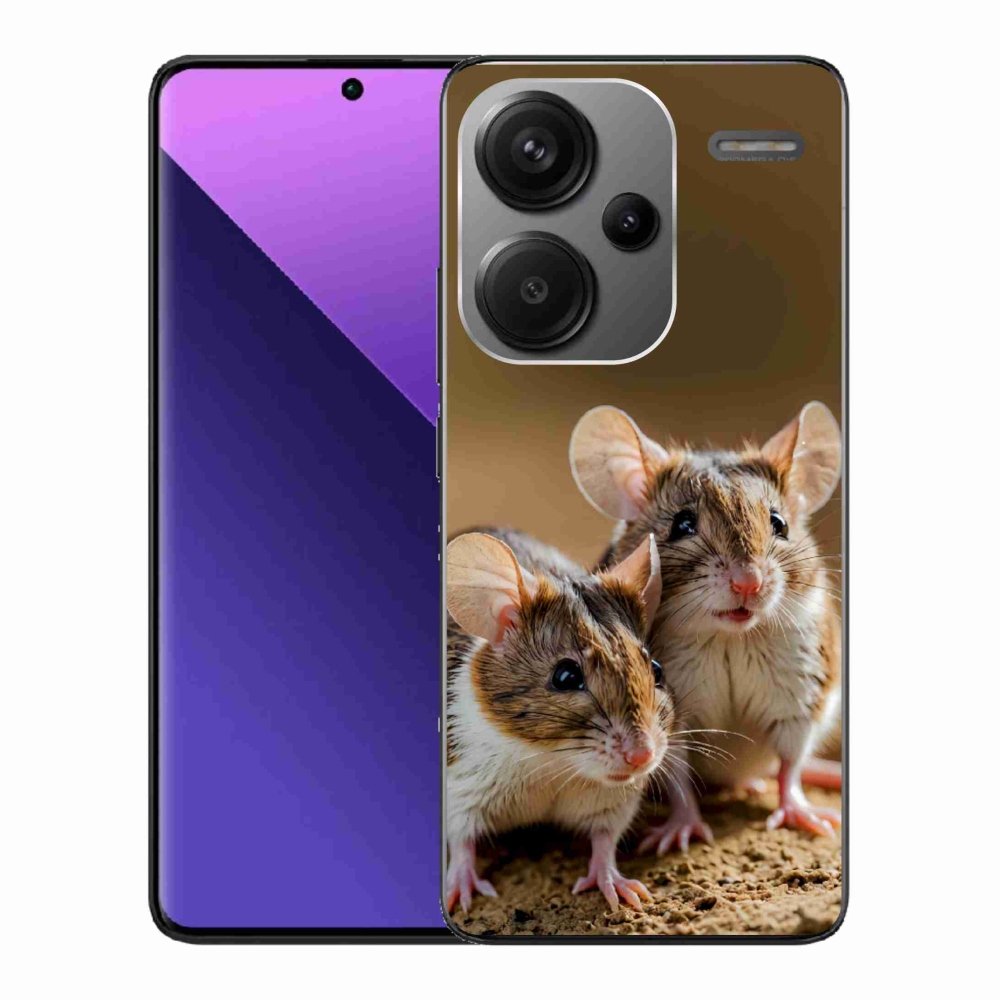 Gélový kryt mmCase na Xiaomi Redmi Note 13 Pro+ 5G - myší duo
