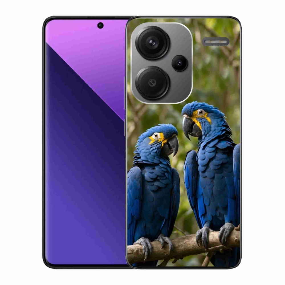 Gélový kryt mmCase na Xiaomi Redmi Note 13 Pro+ 5G - papagájové duo