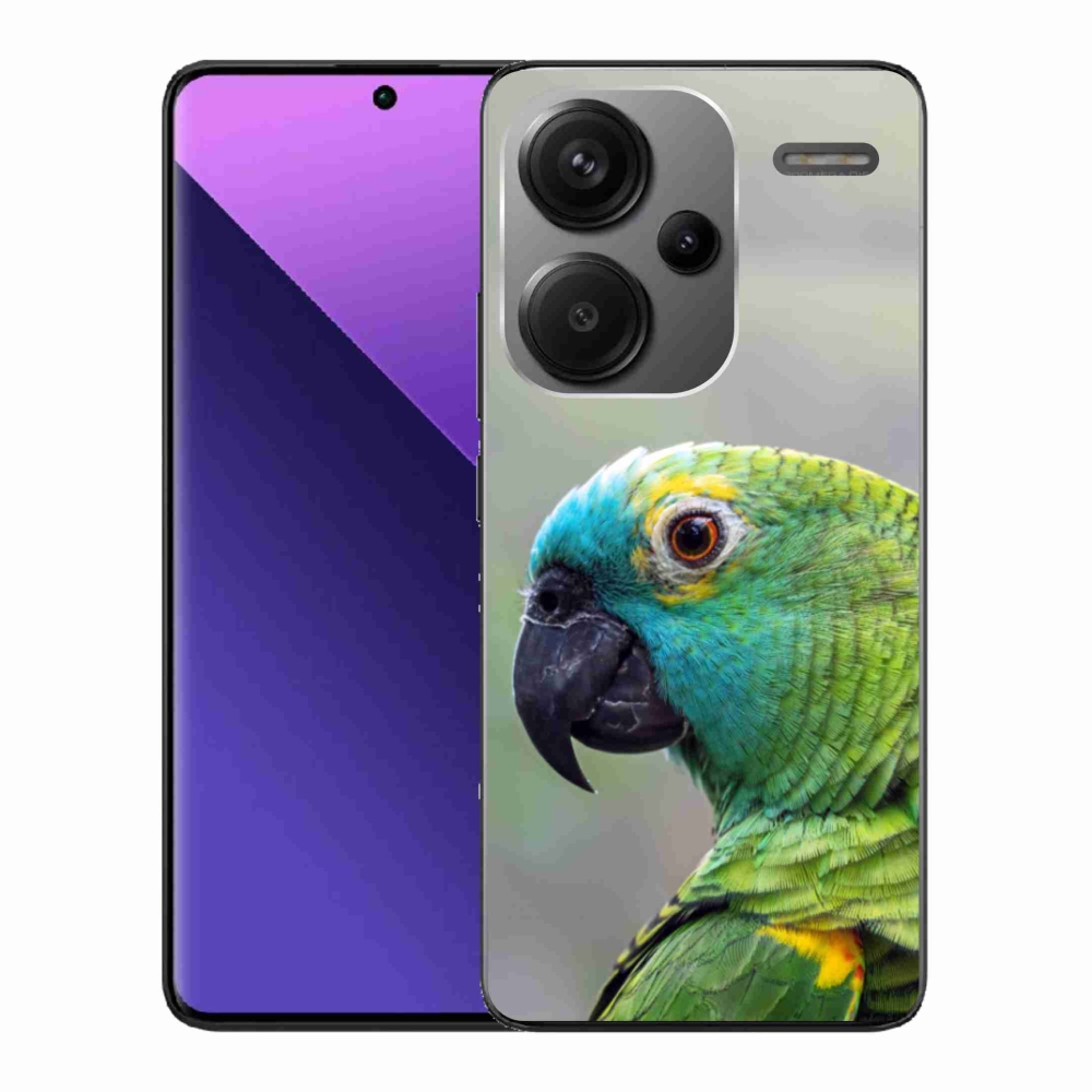 Gélový kryt mmCase na Xiaomi Redmi Note 13 Pro+ 5G - papagáj amazoňan