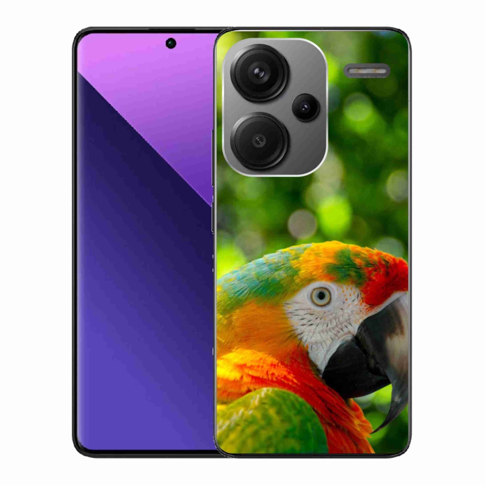 Gélový kryt mmCase na Xiaomi Redmi Note 13 Pro+ 5G - papagáj ara 3