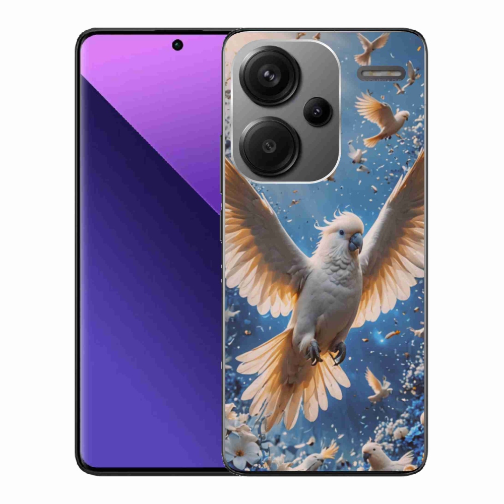Gélový kryt mmCase na Xiaomi Redmi Note 13 Pro+ 5G - papagáj kakadu