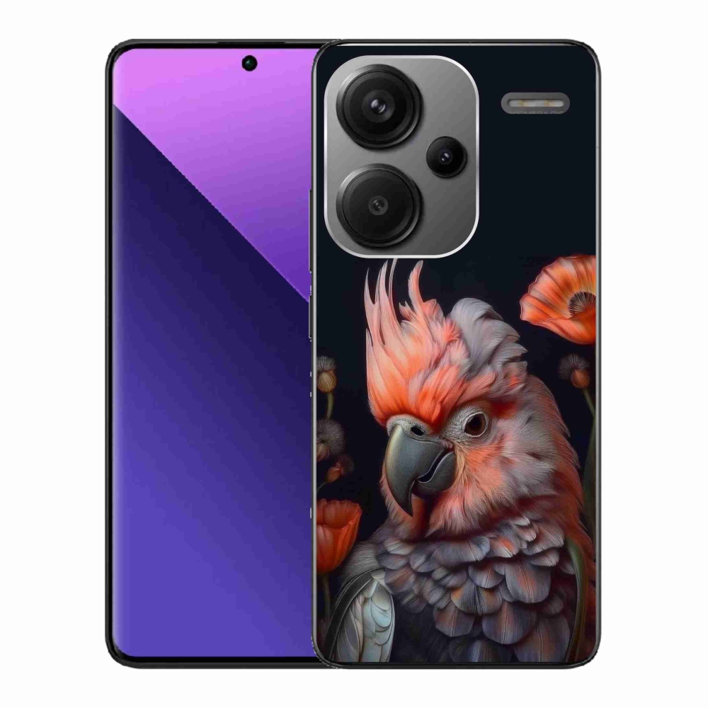Gélový kryt mmCase na Xiaomi Redmi Note 13 Pro+ 5G - papagáj kakadu vo farbách