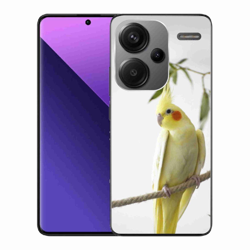 Gélový kryt mmCase na Xiaomi Redmi Note 13 Pro+ 5G - papagáj korela chocholatá