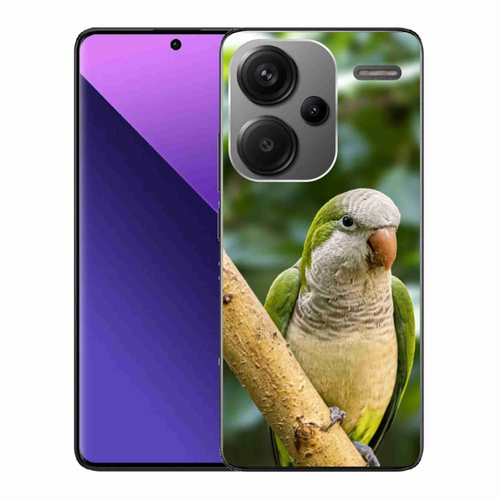 Gélový kryt mmCase na Xiaomi Redmi Note 13 Pro+ 5G - papagáj mníšok