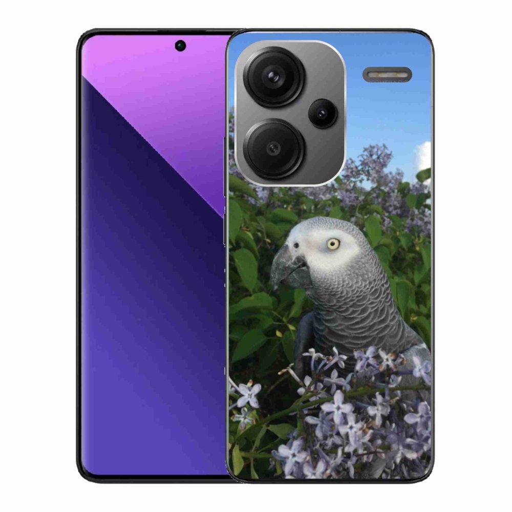 Gélový kryt mmCase na Xiaomi Redmi Note 13 Pro+ 5G - papagáj žako