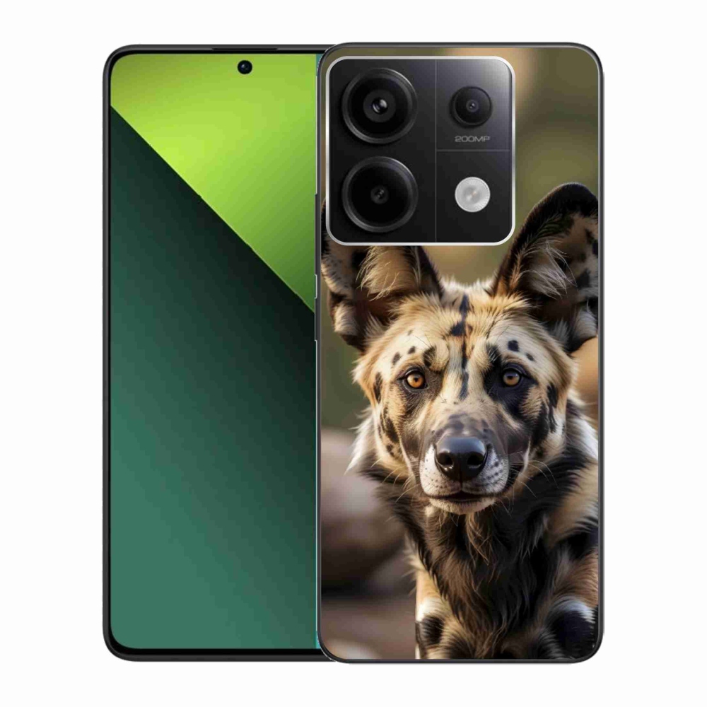 Gélový kryt mmCase na Xiaomi Redmi Note 13 Pre 5G/Poco X6 5G - africký divoký pes