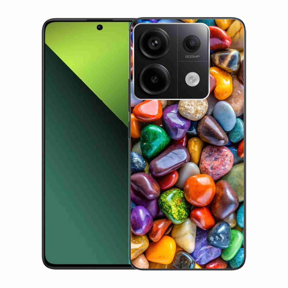 Gélový kryt mmCase na Xiaomi Redmi Note 13 Pro 5G/Poco X6 5G - farebné kamienky