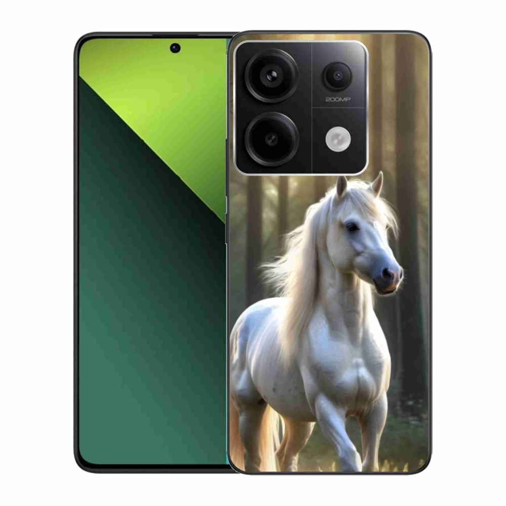 Gélový kryt mmCase na Xiaomi Redmi Note 13 Pro 5G/Poco X6 5G - biely kôň 3