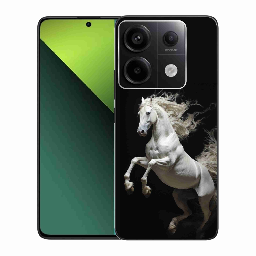 Gélový kryt mmCase na Xiaomi Redmi Note 13 Pro 5G/Poco X6 5G - biely kôň 4