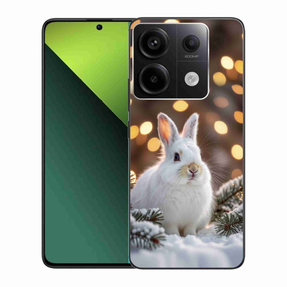 Gélový kryt mmCase na Xiaomi Redmi Note 13 Pre 5G/Poco X6 5G - biely zajac