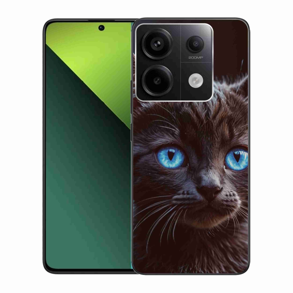 Gélový kryt mmCase na Xiaomi Redmi Note 13 Pro 5G/Poco X6 5G - čierne mačiatko 2