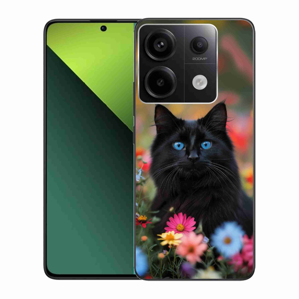 Gélový kryt mmCase na Xiaomi Redmi Note 13 Pre 5G/Poco X6 5G - čierne mačiatko 4