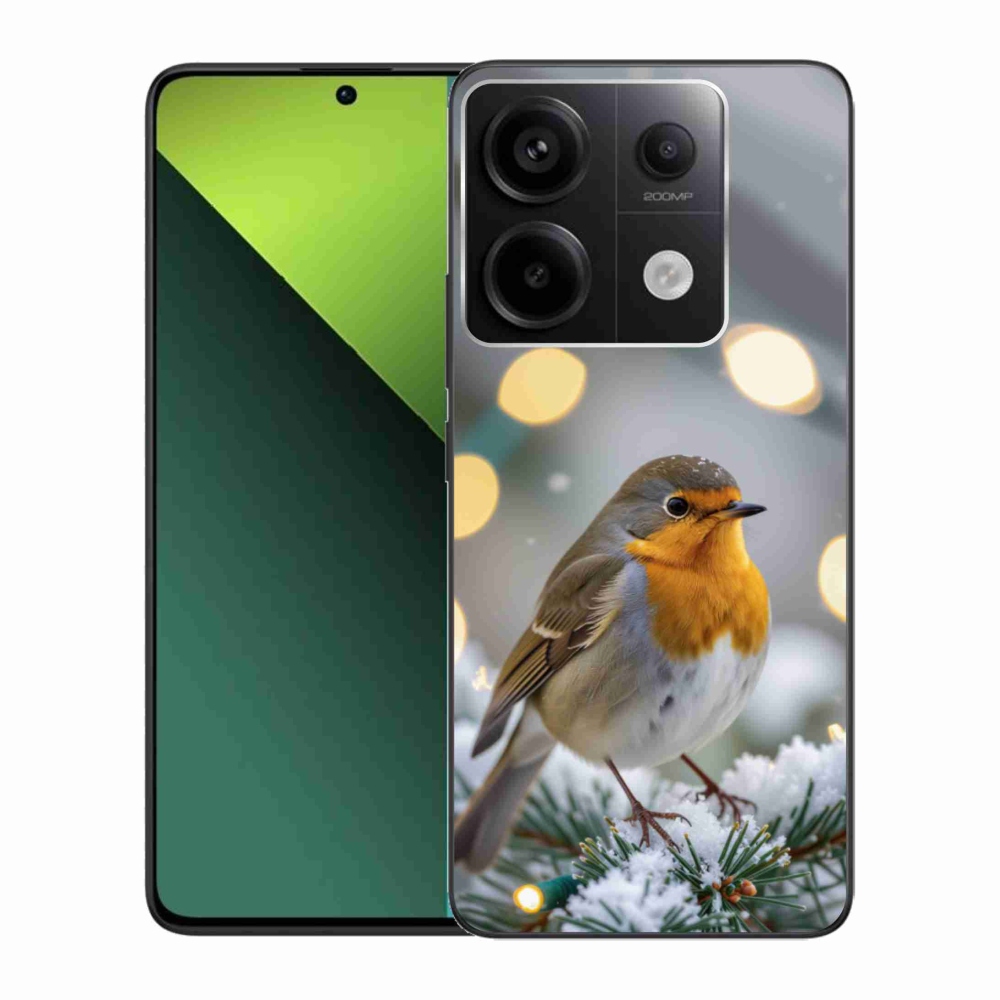 Gélový kryt mmCase na Xiaomi Redmi Note 13 Pre 5G/Poco X6 5G - červienka v zime