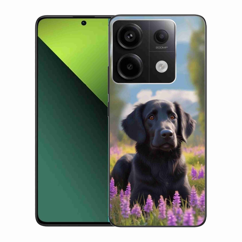 Gélový kryt mmCase na Xiaomi Redmi Note 13 Pre 5G/Poco X6 5G - elegantný čierny retriever