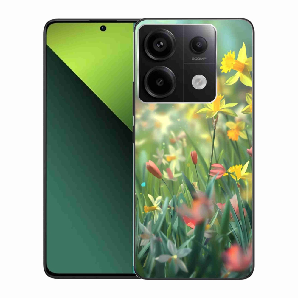 Gélový kryt mmCase na Xiaomi Redmi Note 13 Pro 5G/Poco X6 5G - jarné kvety