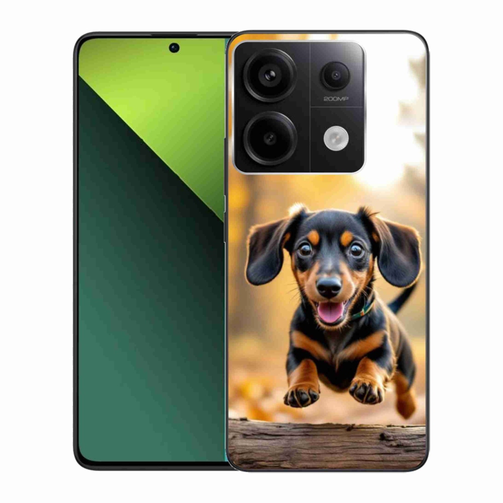 Gélový kryt mmCase na Xiaomi Redmi Note 13 Pro 5G/Poco X6 5G - jazvečík 2