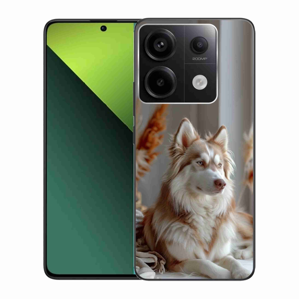 Gélový kryt mmCase na Xiaomi Redmi Note 13 Pre 5G/Poco X6 5G - pokojný sibírsky husky