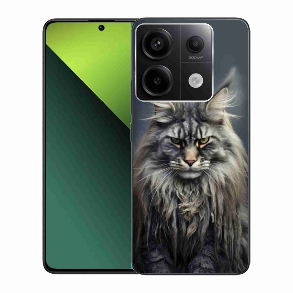 Gélový kryt mmCase na Xiaomi Redmi Note 13 Pro 5G/Poco X6 5G - mačacie pohľad 4