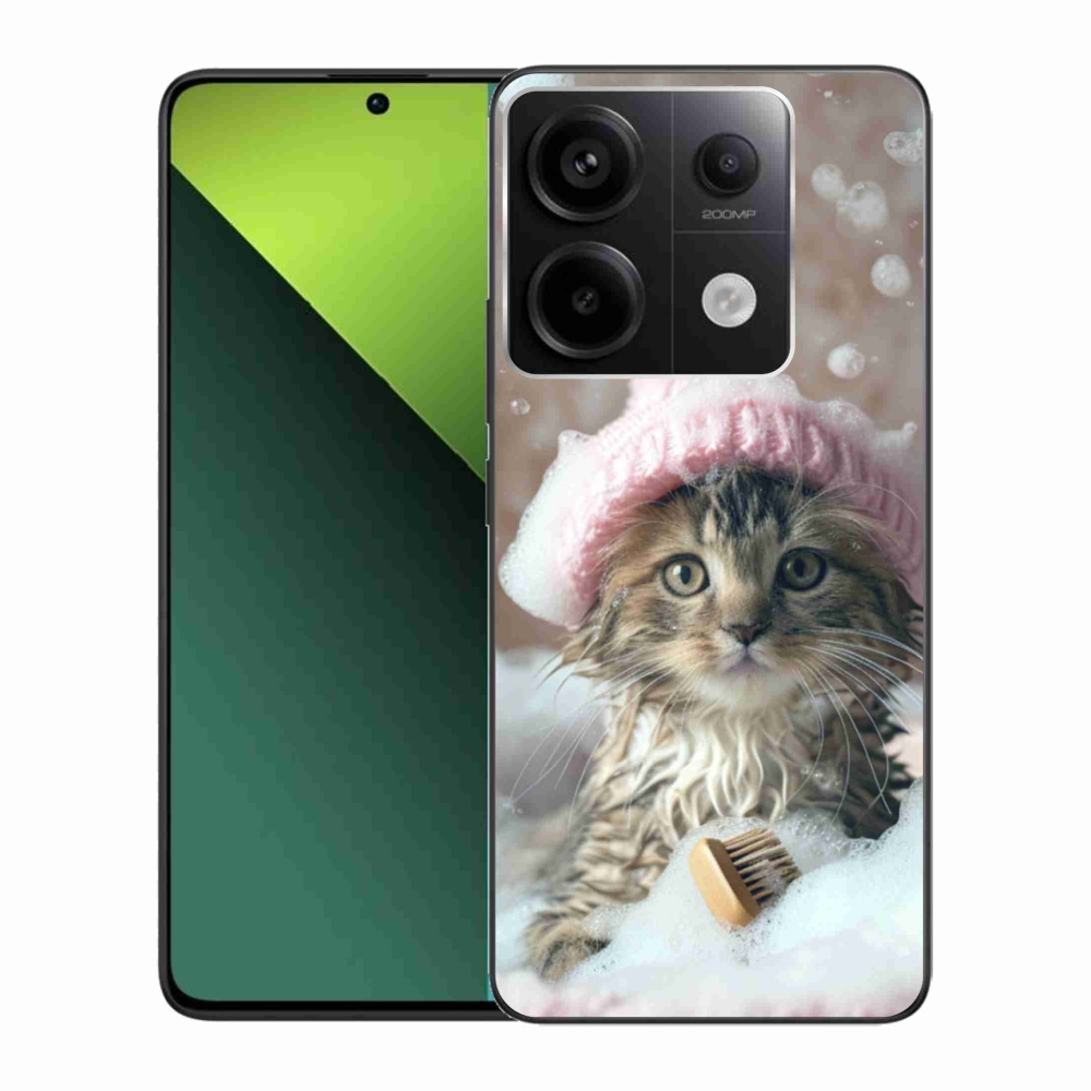 Gélový kryt mmCase na Xiaomi Redmi Note 13 Pro 5G/Poco X6 5G - mačiatko a kúpeľ