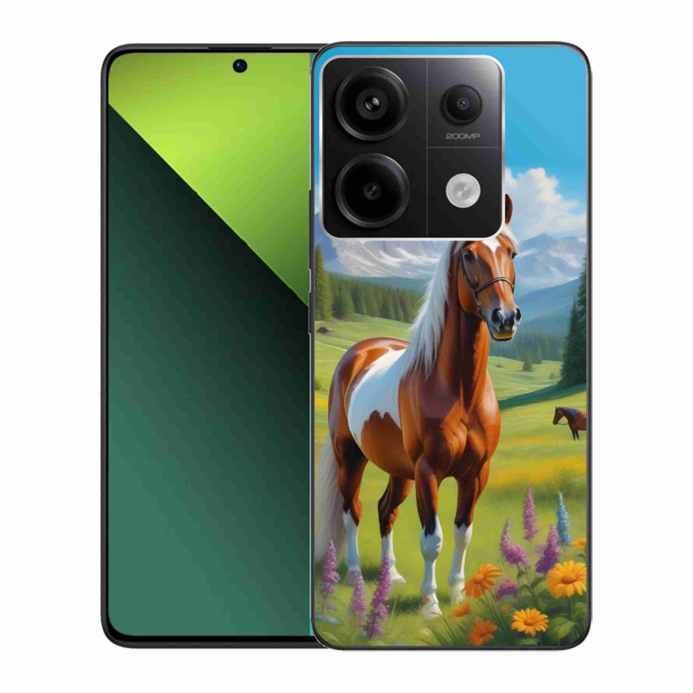 Gélový kryt mmCase na Xiaomi Redmi Note 13 Pre 5G/Poco X6 5G - kôň na lúke