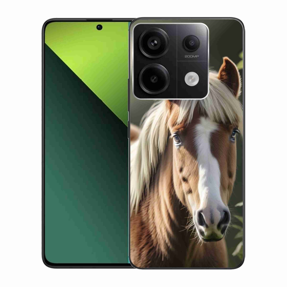 Gélový kryt mmCase na Xiaomi Redmi Note 13 Pre 5G/Poco X6 5G - kôň so svetlou hrivou
