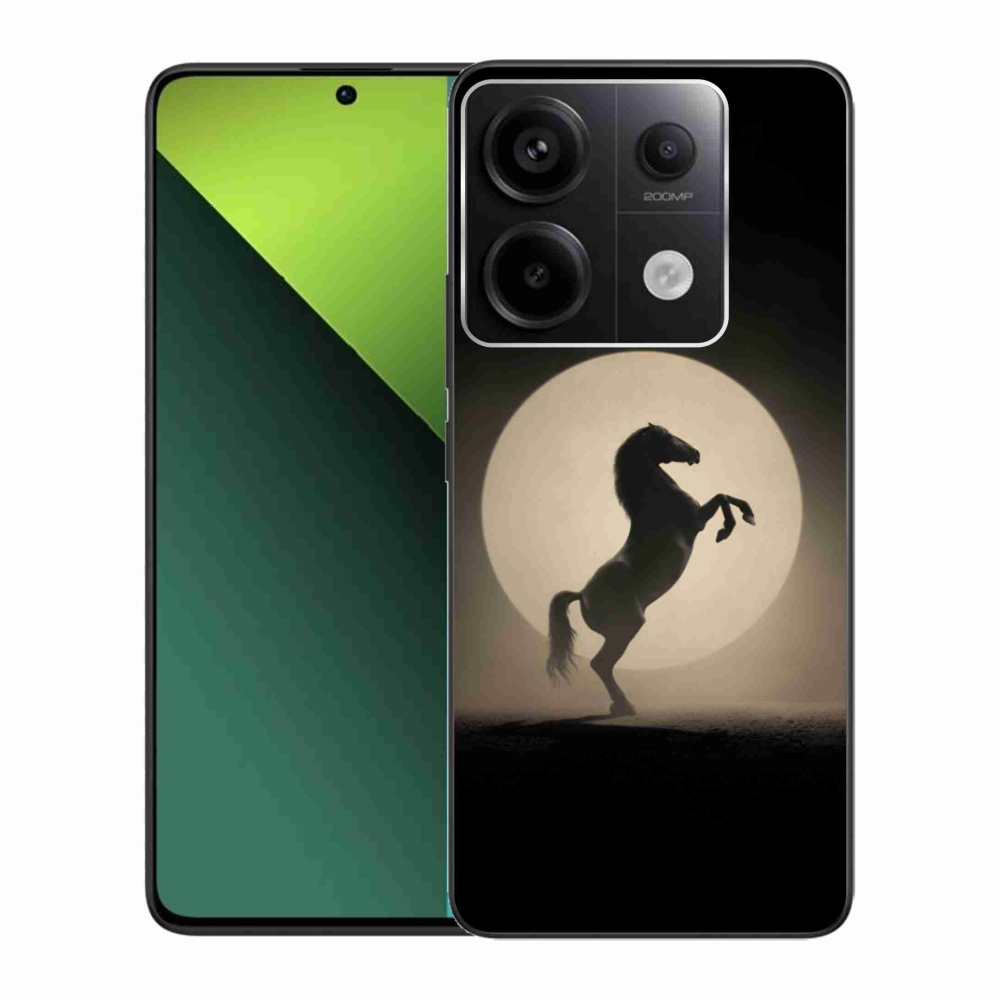 Gélový kryt mmCase na Xiaomi Redmi Note 13 Pro 5G/Poco X6 5G - kôň v siluete
