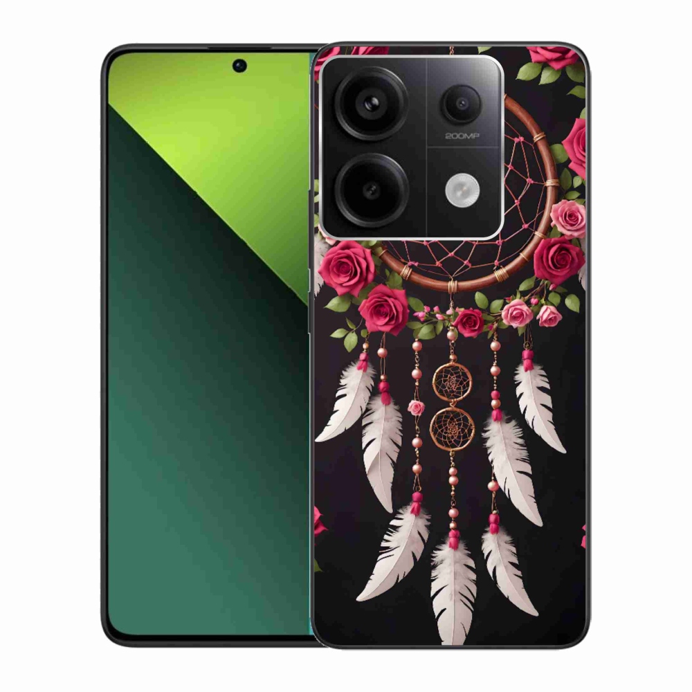 Gélový kryt mmCase na Xiaomi Redmi Note 13 Pre 5G/Poco X6 5G - lapač snov s ružami