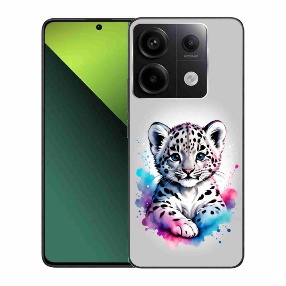 Gélový kryt mmCase na Xiaomi Redmi Note 13 Pro 5G/Poco X6 5G - leopardej mláďa