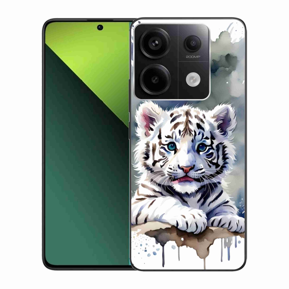 Gélový kryt mmCase na Xiaomi Redmi Note 13 Pro 5G/Poco X6 5G - mláďa bieleho tigra